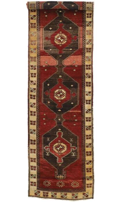 4 x 15 Vintage Oushak Rug 52141