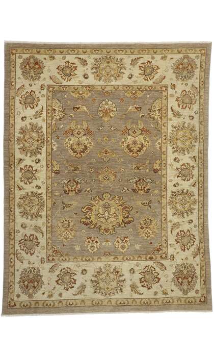 9 x 11 Vintage-Inspired Oushak Rug 77348