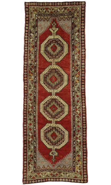 4 x 11 Vintage Oushak Rug 51808