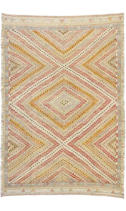 7 x 9 Vintage Kilim Rug 52561