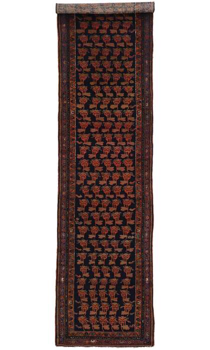 3 x 13 Antique Persian Azerbaijan Rug 75381