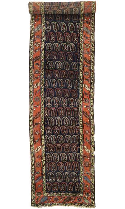 4 x 17 Antique Bijar Rug 76944