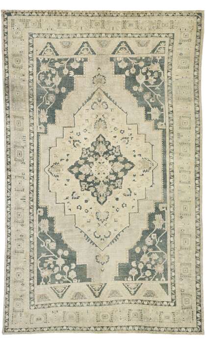 6 x 10 Vintage Oushak Rug 52673