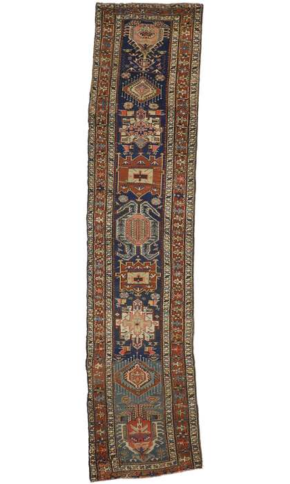 3 x 13 Antique Kazak Rug 73247