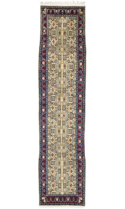 3 x 13 Vintage Yazd Rug 76575