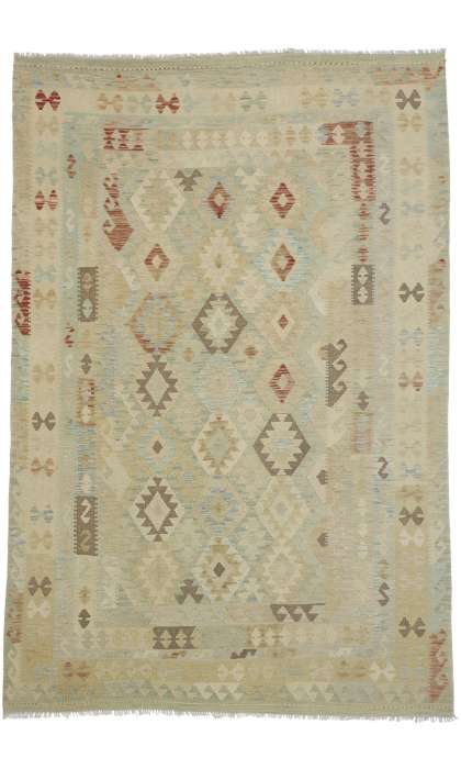 7 x 10  Vintage Afghan Kilim Rug 80118