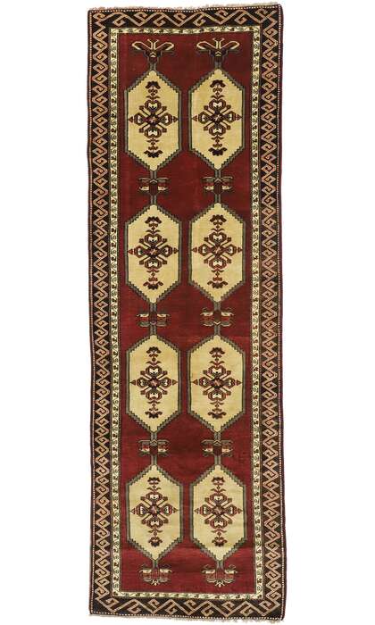 4 x 13 Vintage Turkish Oushak Rug 50470