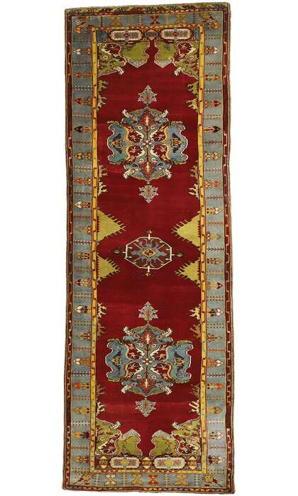 4 x 12 Vintage Oushak Rug 50587