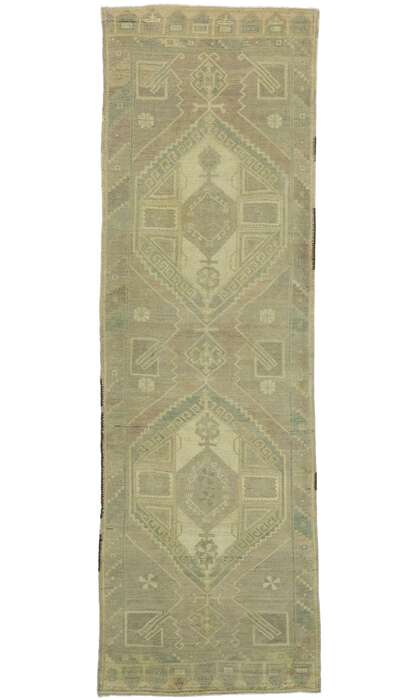 4 x 13 Vintage Oushak Rug 51023