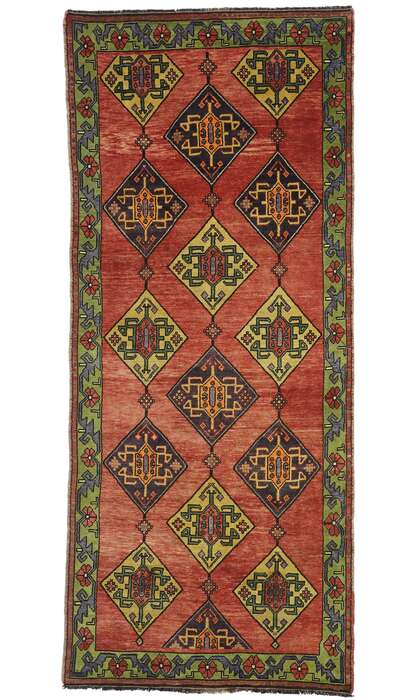 5 x 11 Vintage Oushak Rug 52177