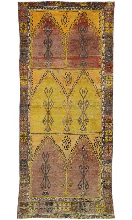 5 x 11 Vintage Oushak Rug 52290