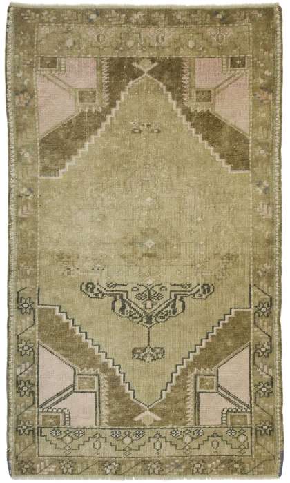 3 x 5 Vintage Oushak Rug 52701