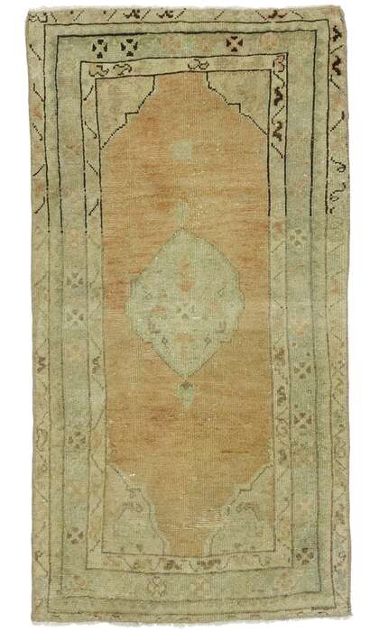 2 x 4 Vintage Oushak Rug 52714