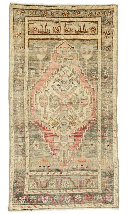 2 x 3 Vintage Oushak Rug 52722