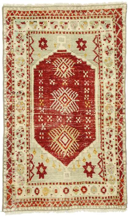 2 x 4 Vintage Oushak Rug 52723