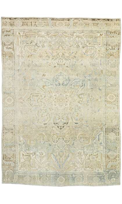 9 x 12 Vintage Heriz Rug 52756