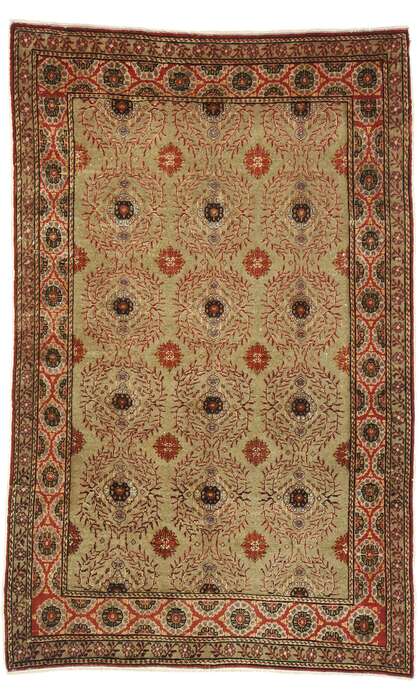 4 x 6 Vintage Oushak Rug 52774