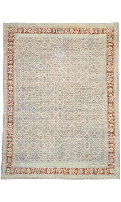 11 x 15 Vintage Persian Tabriz Rug 52781