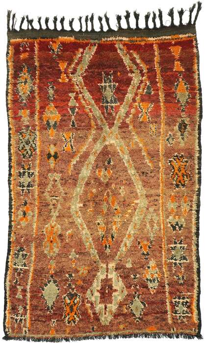 5 x 8 Vintage Berber Moroccan Rug 20316