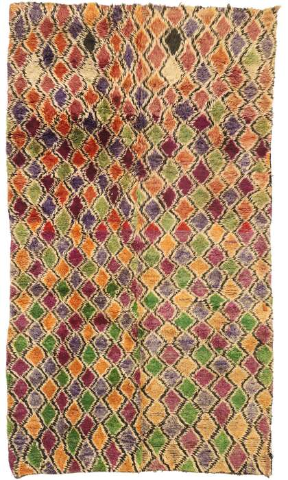 5 x 9 Vintage Moroccan Rug 21027