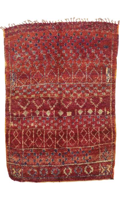 7 x 10 Vintage Moroccan Rug 21051