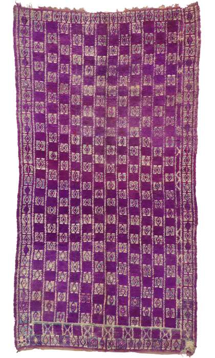 6 x 12 Vintage Purple Talsint Moroccan Rug 20905