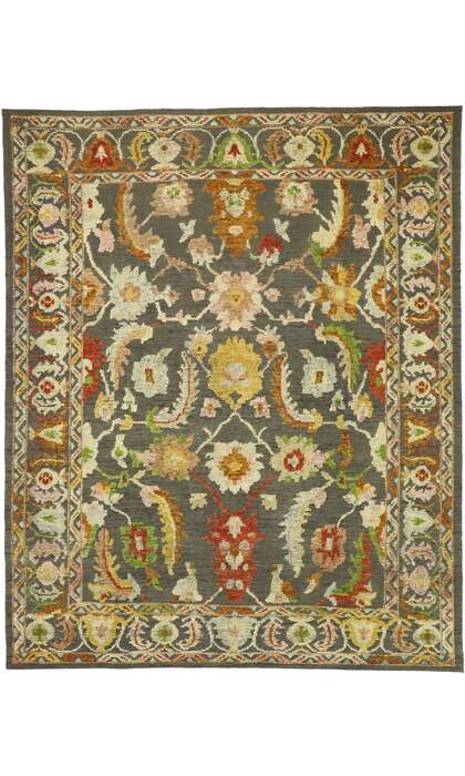 11 x 13 Oushak High-Low Rug 30518