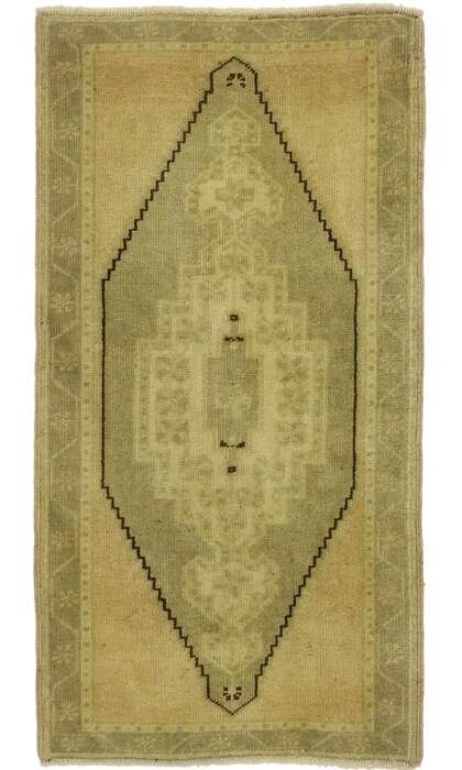 2 x 3 Vintage Oushak Rug 50698