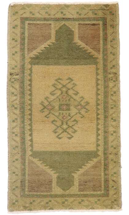 2 x 3 Vintage Oushak Rug 50974