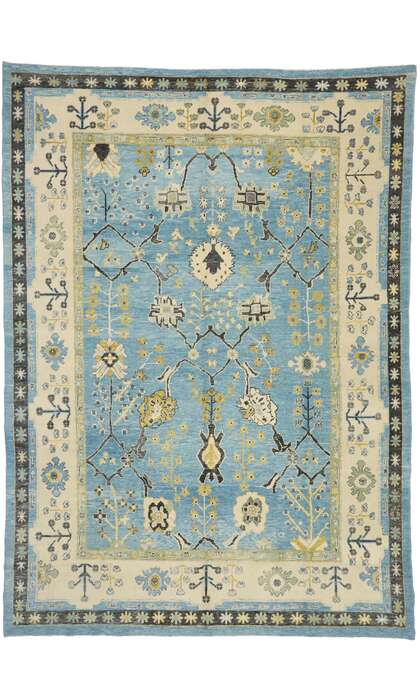 10 x 14 Colorful Oushak Rug 52785