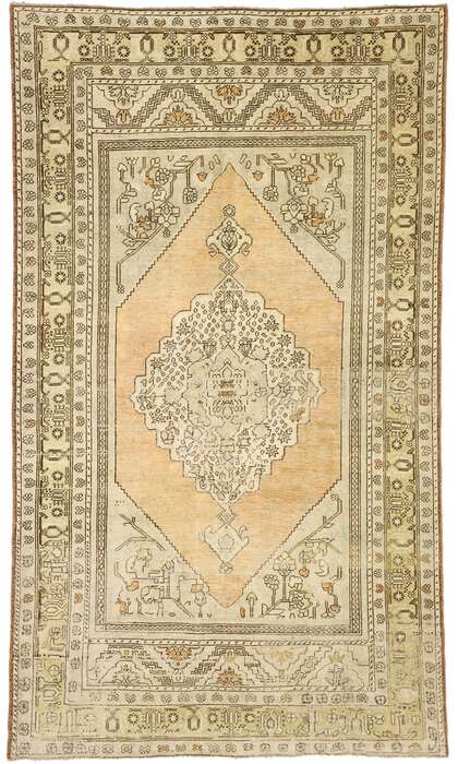 6 x 11 Vintage Oushak Rug 52806