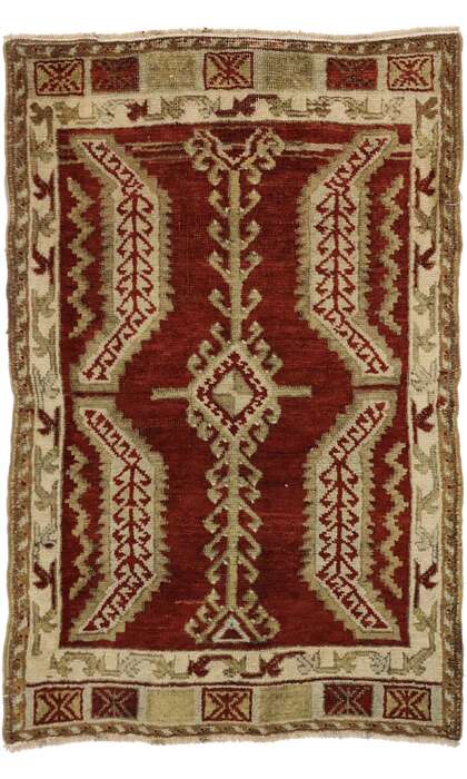 2 x 3 Vintage Oushak Rug 50205