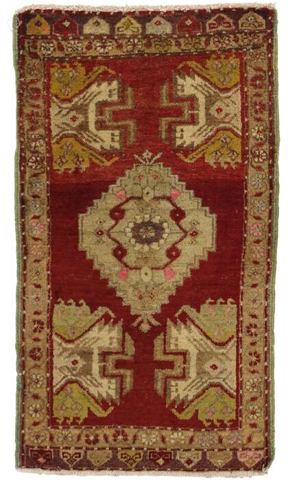 2 x 3 Vintage Oushak Rug 50955