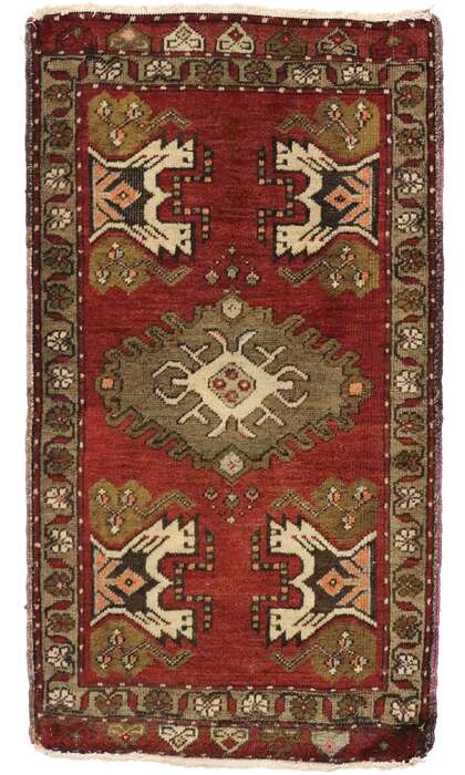 2 x 3 Vintage Oushak Rug 50963