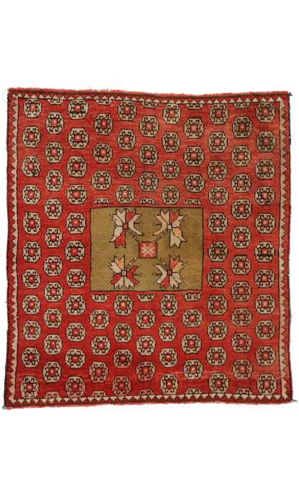 3 x 3 Antique Caucasian Karabagh Rug 51170