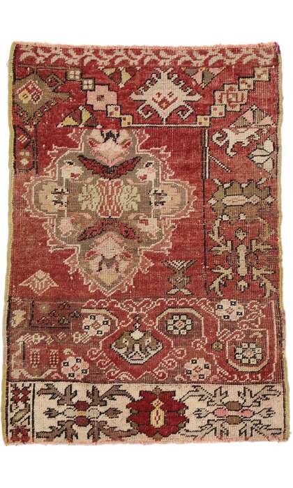 2 x 2 Vintage Turkish Yastik Rug 51192