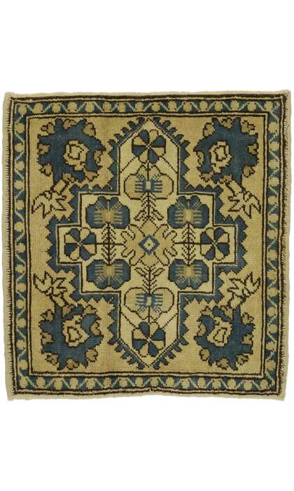 2 x 2 Vintage Turkish Yastik Rug 51259