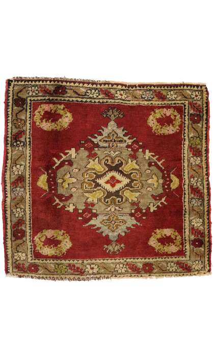 2 x 3 Vintage Turkish Yastik Rug 51461