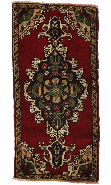 2 x 3 Vintage Turkish Yastik Rug 51473