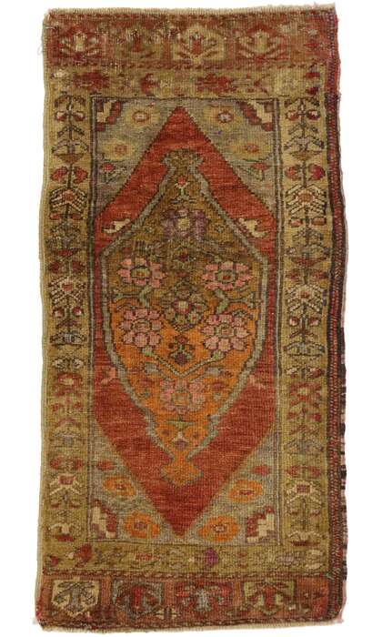 2 x 3 Vintage Turkish Yastik Rug 51503