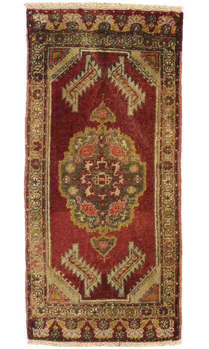 2 x 3 Vintage Turkish Yastik Rug 51511