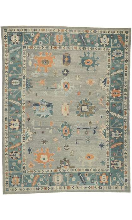 12 x 16 Colorful Oushak Rug 52812