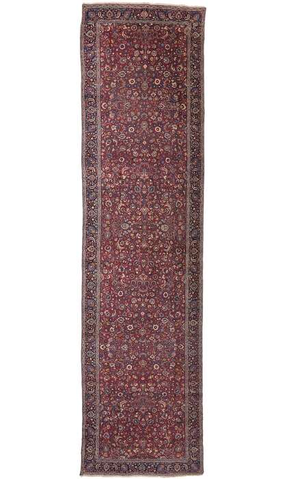 5 x 21 Antique Persian Mashad Runner 74289