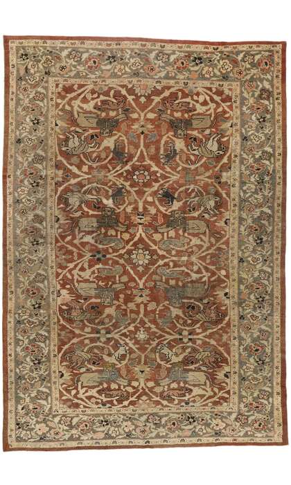10 x 15 Antique Persian Sultanabad Rug 74840