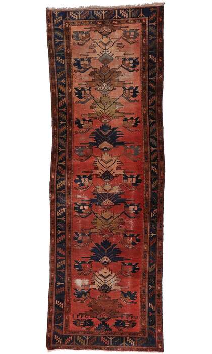 3 x 10 Antique Hamadan Rug 77409