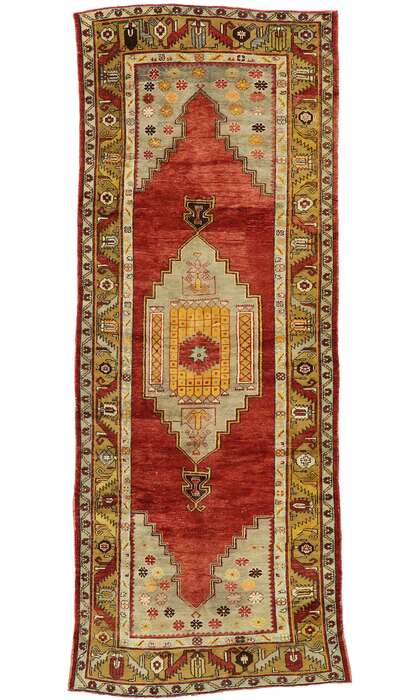 5 x 12 Vintage Turkish Oushak Rug 51716