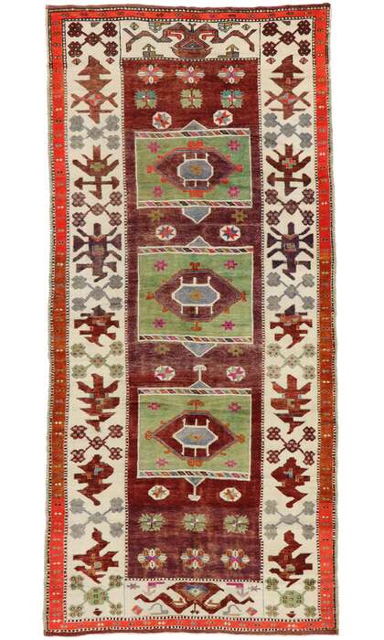 5 x 11 Vintage Oushak Rug 51798