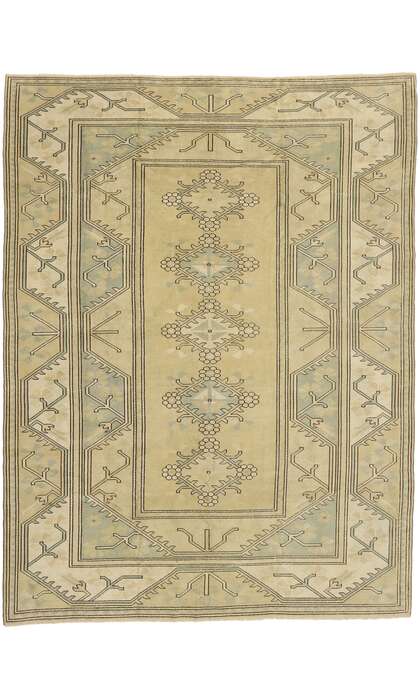 9 x 12 Vintage Oushak Rug 51849