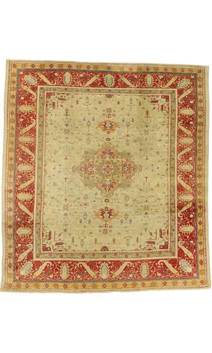 10 x 11 Antique Oushak Rug 51879