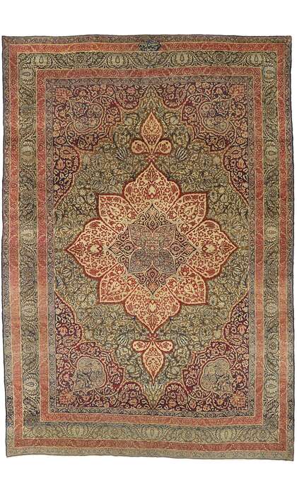 10 x 15 Antique Persian Kermanshah Rug 73364